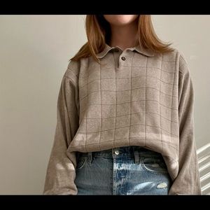 Vintage Collared Sweater